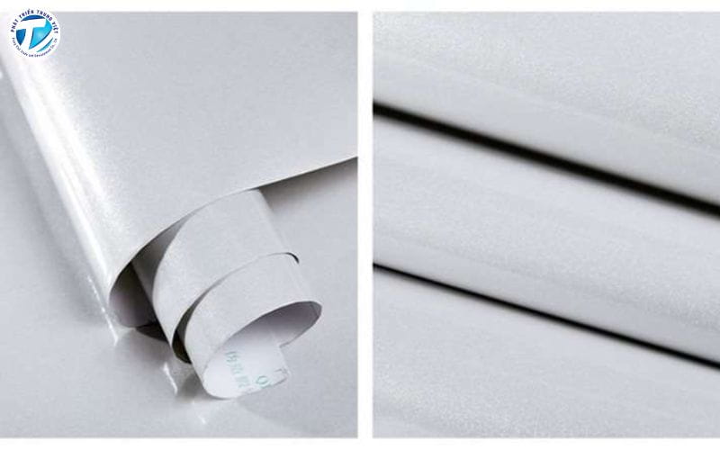 Decal dán kính màu trắng phổ thông